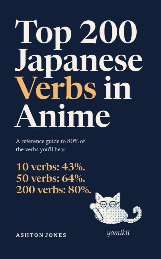 Cover of Top 200 Japanese Verbs in Anime